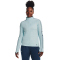 UNDER ARMOUR Train Cold Weather 1/2-Zip Oberteil Damen 469 - fuse teal/petrol blue L