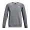 UNDER ARMOUR Essential Fleece Sweatshirt Herren 012 - pitch gray medium heather/white XS