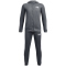 UNDER ARMOUR Knit Kapuzen-Trainingsanzug Jungen 012 - pitch gray/white L (149-160 cm)