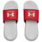 UNDER ARMOUR Ansa Fixed Badelatschen Herren 104 - halo gray/red/halo gray 45