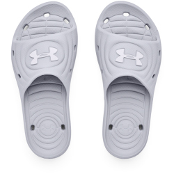 UNDER ARMOUR Locker IV Badelatschen Jungen 100 - mod gray/mod gray/white 33.5