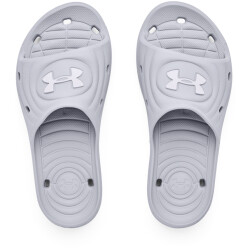 UNDER ARMOUR Locker IV Badelatschen Jungen 100 - mod gray/mod gray/white 37.5