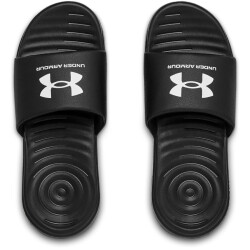 UNDER ARMOUR Ansa Fixed Badelatschen Jungen 004 - black/black/white 36