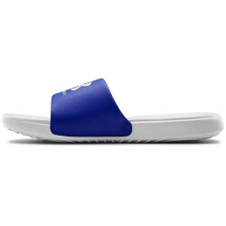 UNDER ARMOUR Ansa Fixed Badelatschen Jungen 105 - halo gray/royal/halo gray 36
