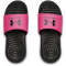 UNDER ARMOUR Ansa Fixed Badelatschen M&auml;dchen 002 - black/pink surge/black 28