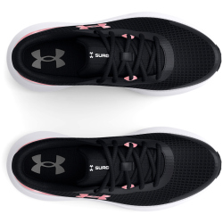 UNDER ARMOUR Surge 3 Laufschuhe Damen 005 - black/white/metallic rose gold 38