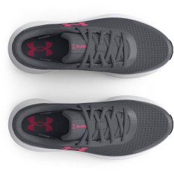UNDER ARMOUR Surge 3 Laufschuhe Damen 103 - pitch gray/white/cerise 37.5