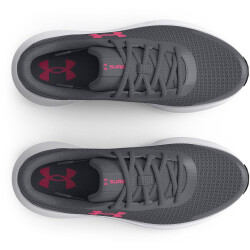 UNDER ARMOUR Surge 3 Laufschuhe Damen 103 - pitch gray/white/cerise 38.5