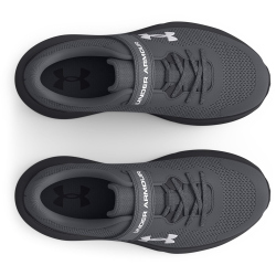 UNDER ARMOUR BPS Surge 3 AC Laufschuhe Jungen 103 - pitch gray/jet gray/white 29.5