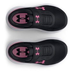 UNDER ARMOUR GINF Surge 3 AC Laufschuhe M&auml;dchen 001 - black/flamingo/flamingo 21