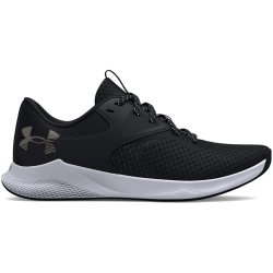 UNDER ARMOUR Aurora 2 Trainingsschuhe Damen 001 - black/black/metallic warm silver 37.5