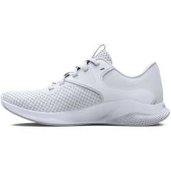 UNDER ARMOUR Charged Aurora 2 Trainingsschuhe Damen 100 - white/white/metallic warm silver 41