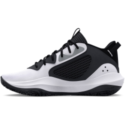 UNDER ARMOUR Lockdown 6 Basketballschuhe Kinder 101 - white/black/black 37.5