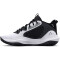 UNDER ARMOUR Lockdown 6 Basketballschuhe Kinder 101 - white/black/black 39