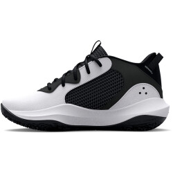 UNDER ARMOUR Lockdown 6 Basketballschuhe Kinder 101 - white/black/black 27.5
