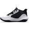 UNDER ARMOUR Lockdown 6 Basketballschuhe Kinder 101 - white/black/black 27.5