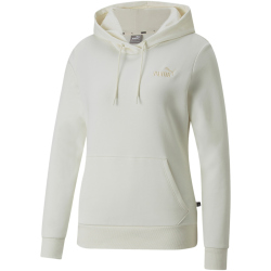 PUMA Essentials+ Metallic Embroidery Fleece Hoodie Damen