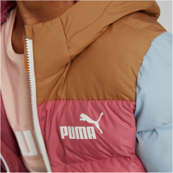 PUMA Colourblock Polyball Hooded Winterjacke Kinder