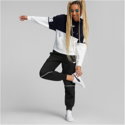 PUMA Power Colorblock High-Waist Fleece-Jogginghose Damen
