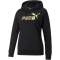 PUMA ESS+ Metallic Logo Fleece-Hoodie Damen