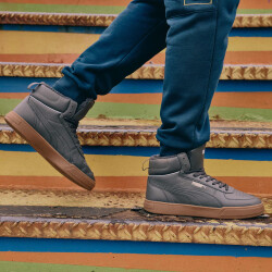 PUMA Caven Winterized Mid-Top Sneaker gefüttert deep olive/deep olive/puma team gold/pebble gray 39