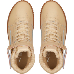 PUMA Carina 2.0 Winterized Mid-Top Sneaker gef&uuml;ttert Damen light sand/light sand/puma team gold/gum 38.5
