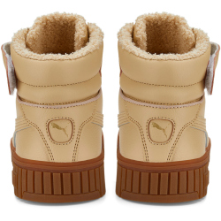 PUMA Carina 2.0 Winterized Mid-Top Sneaker gefüttert Damen light sand/light sand/puma team gold/gum 40.5