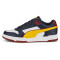 PUMA RBD Game Low-Top Sneaker PUMA new navy/spectra yellow/PUMA white/intense red 41
