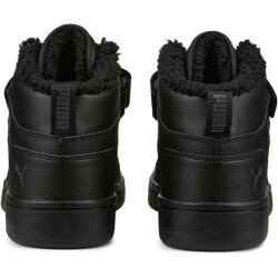 PUMA Rebound Winterized Mid-Top Strap Sneaker gefüttert PUMA black/PUMA black/ebony 39