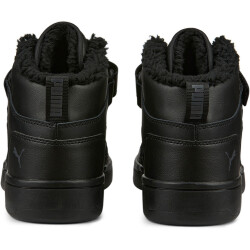 PUMA Rebound Winterized Mid-Top Strap Sneaker gefüttert PUMA black/PUMA black/ebony 39