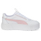 PUMA Karmen Rebelle Plateau Sneaker Damen puma white/almond blossom 42