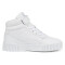 PUMA Carina 2.0 Mid-Top Sneaker Mädchen PUMA white/PUMA white/PUMA silver 31