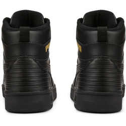PUMA Rebound Rugged High-Top Sneaker gef&uuml;ttert PUMA black/PUMA black/PUMA team gold 40