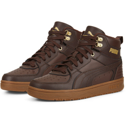 PUMA Rebound Rugged High-Top Sneaker dark chocolate/dark...