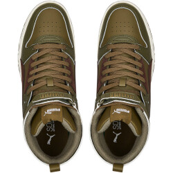 PUMA RBD Game Winterized Mid-Top Sneaker gefüttert deep olive/dark chocolate/puma team gold 41