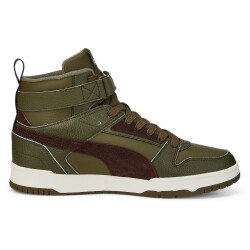 PUMA RBD Game Winterized Mid-Top Sneaker gefüttert deep olive/dark chocolate/puma team gold 42.5
