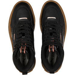 PUMA Karmen Rebelle Mid-Top Winterized Plateau Sneaker gef&uuml;ttert Damen PUMA black/PUMA black 38.5