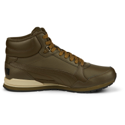 PUMA ST Runner v3 Mid-Top Leder Sneaker deep olive/deep...