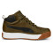 PUMA Tarrenz SB II Puretex Leder-Sneaker deep olive/puma black/dusty green 42