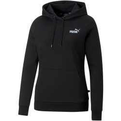 PUMA Essentials+ Metallic Embroidery Fleece Hoodie Damen PUMA black S