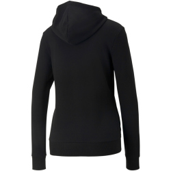 PUMA Essentials+ Metallic Embroidery Fleece Hoodie Damen PUMA black S