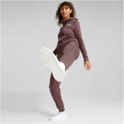 PUMA Ess+ Metallic Embroidery Fleece-Hoodie Damen dusty plum S