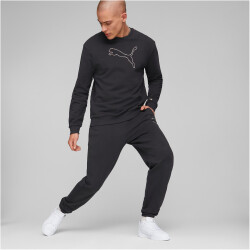 PUMA Better Sportswear Crew Fleece-Sweatshirt Herren phantom black S