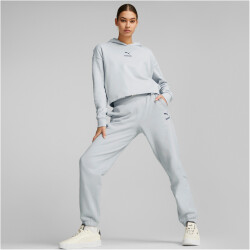 PUMA Better Sportswear Fleece-Jogginghose Damen platinum gray XS