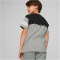 PUMA Power Colorblock T-Shirt Jungen light gray heather 104
