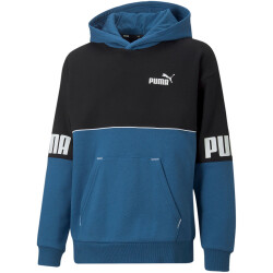 PUMA Power Colorblock Fleece-Hoodie Jungen lake blue 104