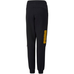 PUMA Power Fleece-Sweatpants Jungen PUMA black/tangerine 104