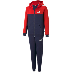 PUMA Ess+ Metallic Block Hooded Fleece-Jogginganzug...