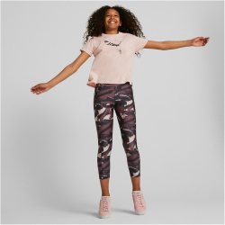 PUMA Modern Sports All-Over-Print 7/8-Leggings M&auml;dchen dusty plum 110