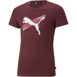 PUMA Power Graphic T-Shirt Mädchen aubergine 140